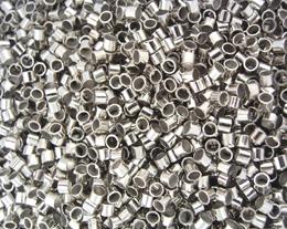 Pinch beads(Tube) Silvercolor 2.2mm  50 Pc.